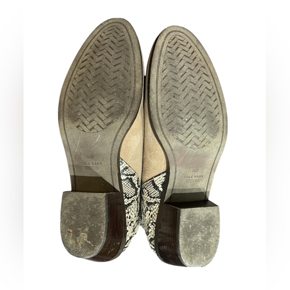 Tan shade and snake skin booties EUC - Picture 6 of 9